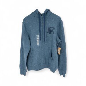 YETI Men's Bear Fleece Hoodie - Brand New- SZ Small & Medium Blue/Black
